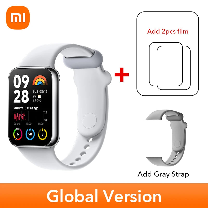World Premiere Global Version Xiaomi Smart Band 8 Pro 1.74” AMOLED display Built-in Up to 14-day battery life Smart Band - covers4phones