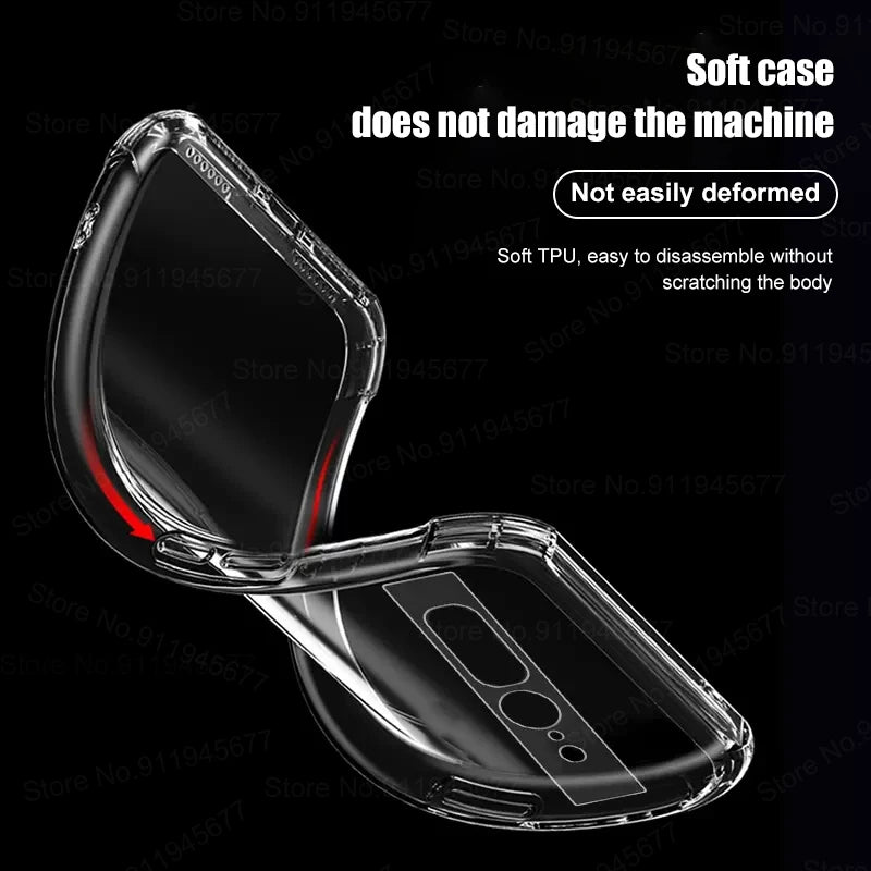 Clear Case For Google Pixel 9 8 7 6 Pro XL Thick Shockproof Cover For Pixel 8A 7A 6A Airbag Bumper Back Cover Phone Accessories