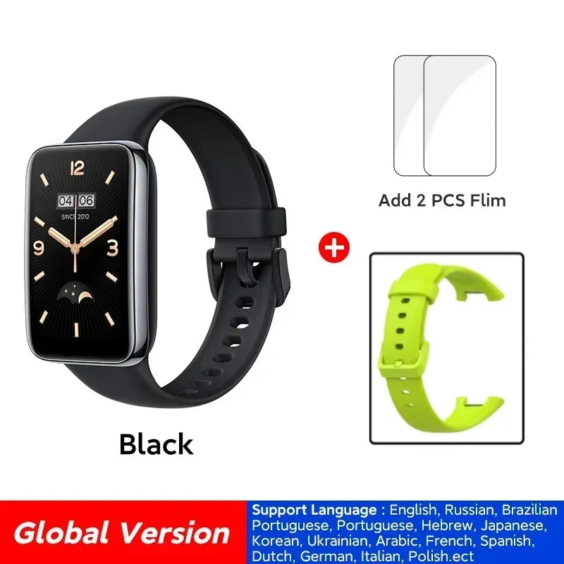 Global Version Xiaomi Smart Band 7 Pro 1.64 "AMOLED Screen Blood Oxygen Monitoring GPS Sports Tracking Watch - covers4phones