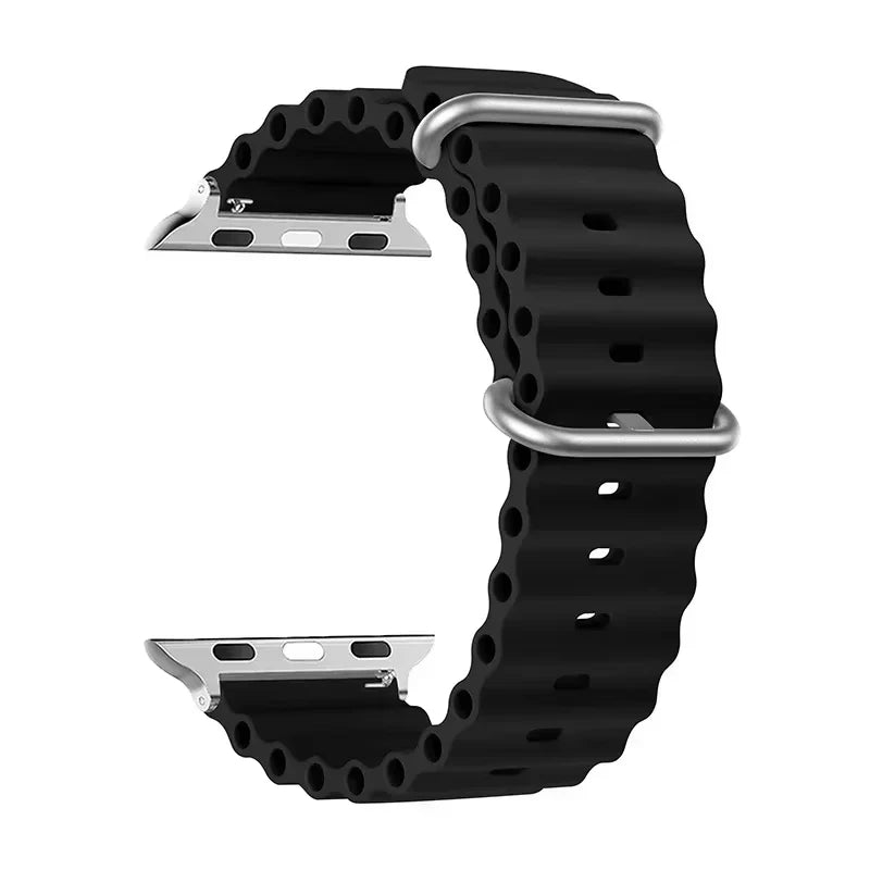 Strap For Apple watch ultra band 49mm 44mm 45mm 41mm 40mm 38mm 44 45 mm 1:1 Original Ocean belt iWatch series 9 10 8 7 se bands - covers4phones