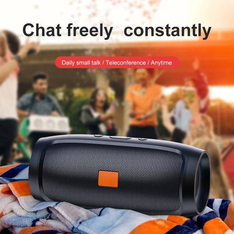 TF USB Bluetooth Speaker Dual Speaker Stereo Outdoor Tfusb Playback Fm Voice Broadcasting Portable Subwoofer Wireless Speaker - covers4phones