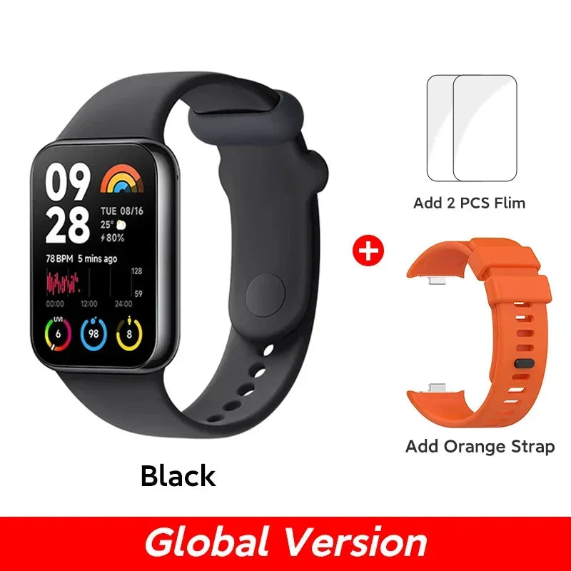 Xiaomi Mi Band 8 Pro Global Version Smart Wristband1.74" Color Square AMOLED GNSS Blood Oxygen Heart Rate Monitor Bluetooth 5.3 - covers4phones