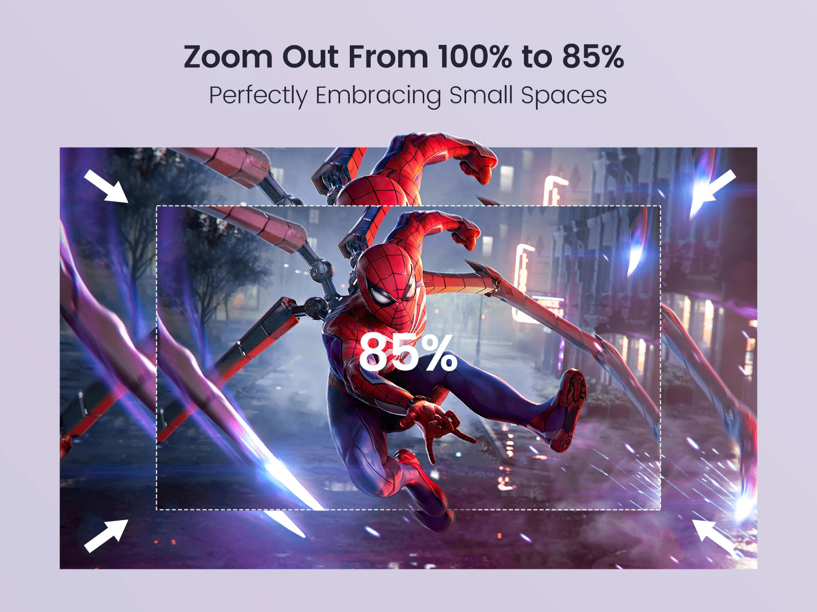 Wimius L1 Mini Projector Support 1080P Android 11 4K Projector 300 ANSI WiFi BT5.0 Auto Keystone Portable 270° Rotable Projector - covers4phones