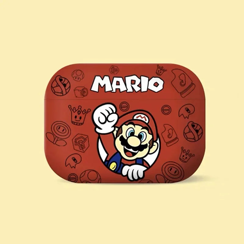 Super Mario Bros Protective Cover for AirPods 3 2 1 Case Yoshi Apple AirPods Pro 2 Decorations IPhone Earphone Accessories Gifts - covers4phones