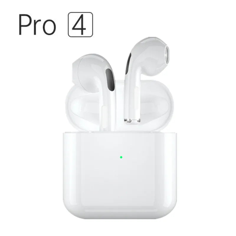 Pro 4 TWS Wireless Headphones Earphone Bluetooth-compatible 5.3 Waterproof Headset with Mic for Xiaomi iPhone Pro4 Earbuds - covers4phones