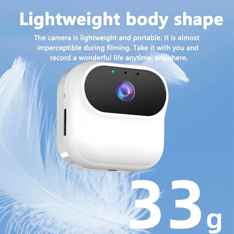 Xiaomi New A8 Wifi Mini Wireless Monitoring Pet Portable Outdoor Sports Magnetic Camera Cycling Recorder Pocket Camera