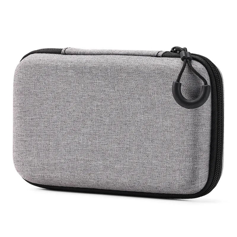 Portable Shockproof Headphone Case Earphone Bag Headset Storage Bag Hard Shell Earphone Accessories memory Card USB Cable - covers4phones