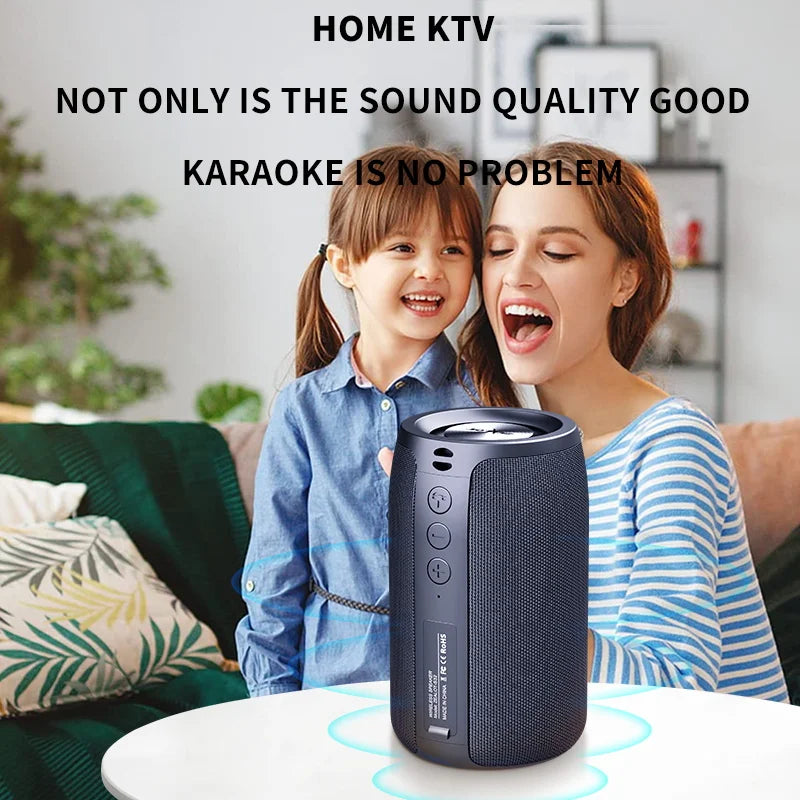 Zealot-S32 Wireless Speaker Outdoor Portable Subwoofer Speaker, Waterproof IPX 6, Dual Pairing,1800mAh Battery - covers4phones