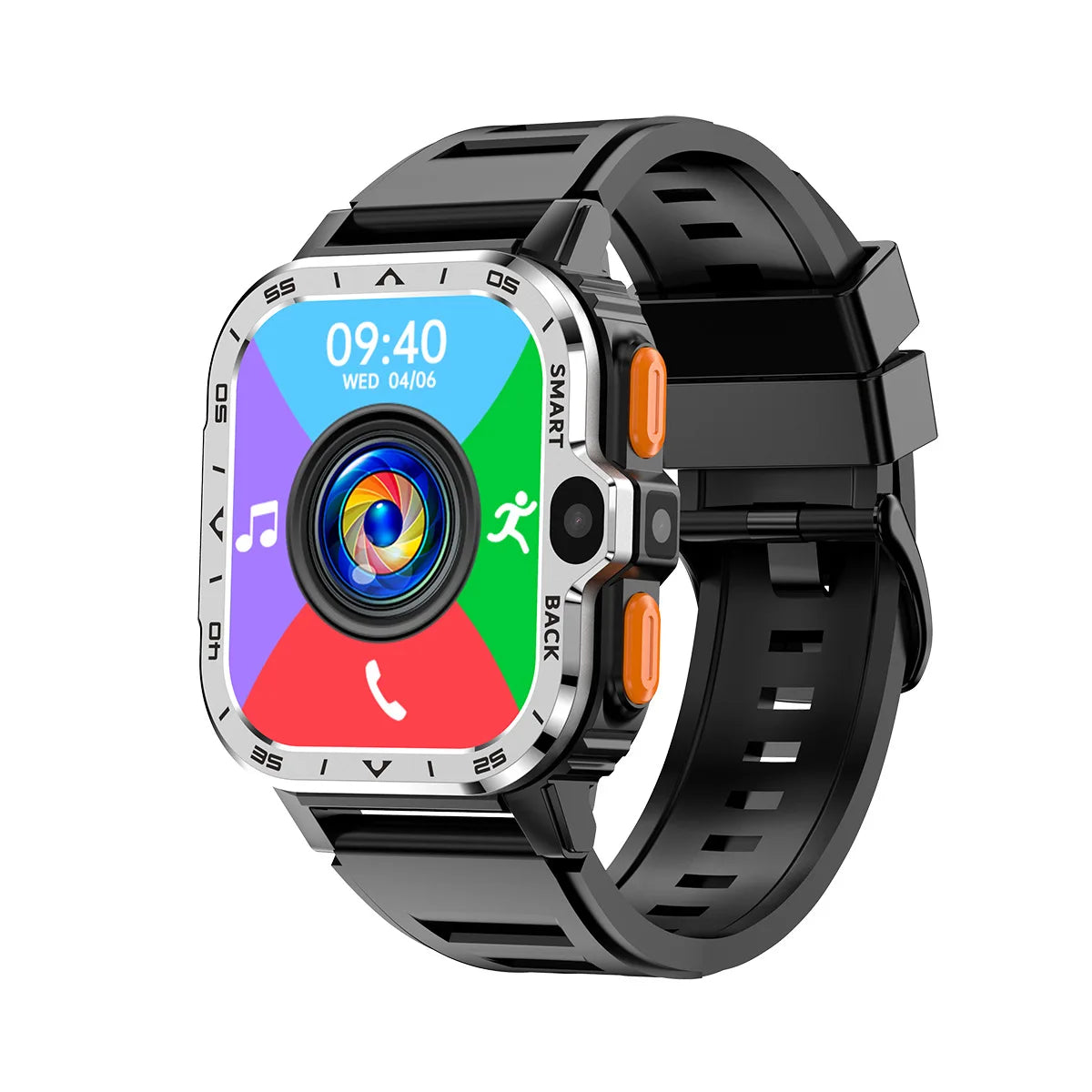 Valdus PGD Android Smart Watch Men GPS 16G/64G ROM Storage HD Dual Camera NFC 2G 4G SIM Card WIFI Wireless Fast Internet Access - covers4phones