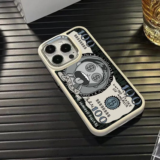 Bank Note Money Fun High Quality Phone Case For iPhone 16 15 14 13 Pro Max 13 12 11 Pro X XR XS MAX 7 8 Plus Fashion Cover Y2k - covers4phones