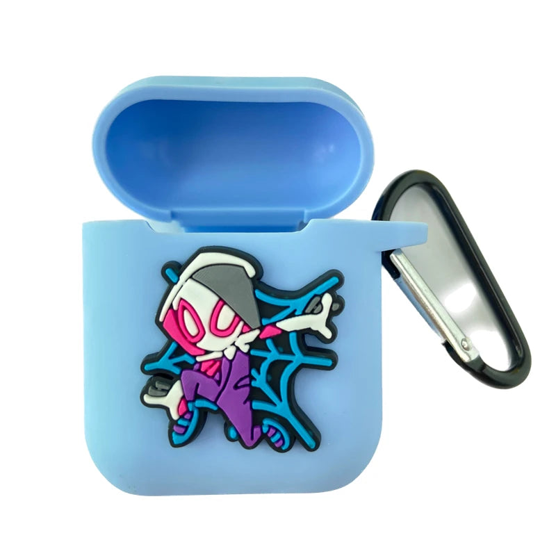 Earphone Protective Case Marvel Cartoon For Apple AirPods 1 2 3 Generation Airpods Pro/Pro2 Bluetooth Headphone Case - covers4phones