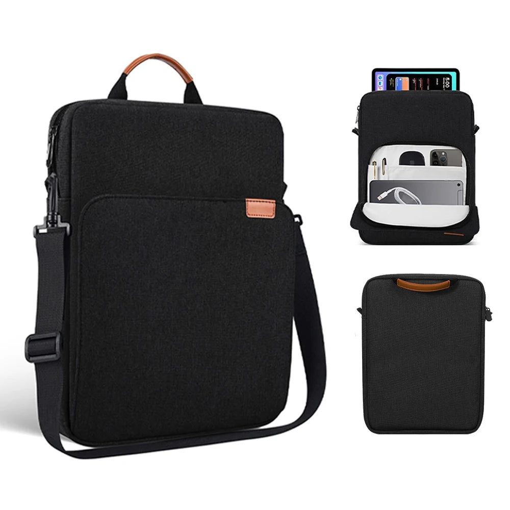 Tablet Bag For iPad Pro 12.9 iPad Air 11 13 2024 Pouch Case For iPad 7 8 9 10th Generation Air 5 4 3 Portable Sleeve Tablet Bag - covers4phones