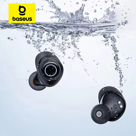 Baseus Bowie MA10s Wireless Earphones 48dB Noise Cancelling Bluetooth 5.3 Headphones 38H Playtime IPX4 Waterproof Sports Earbuds