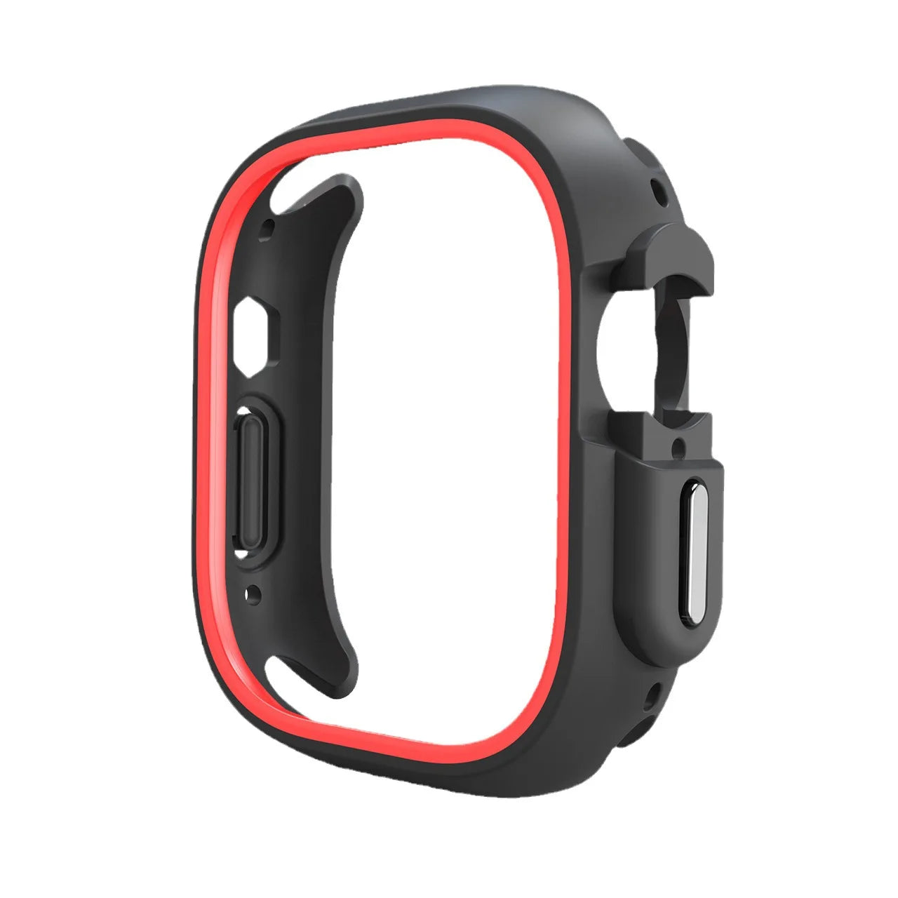 TPU Case+Silicone Strap for Apple Watch Band Ultra 49mm Sport Band for Iwatch Series10 9 8 7 6 SE 5 4 46mm 45mm 44mm 41 40 42mm