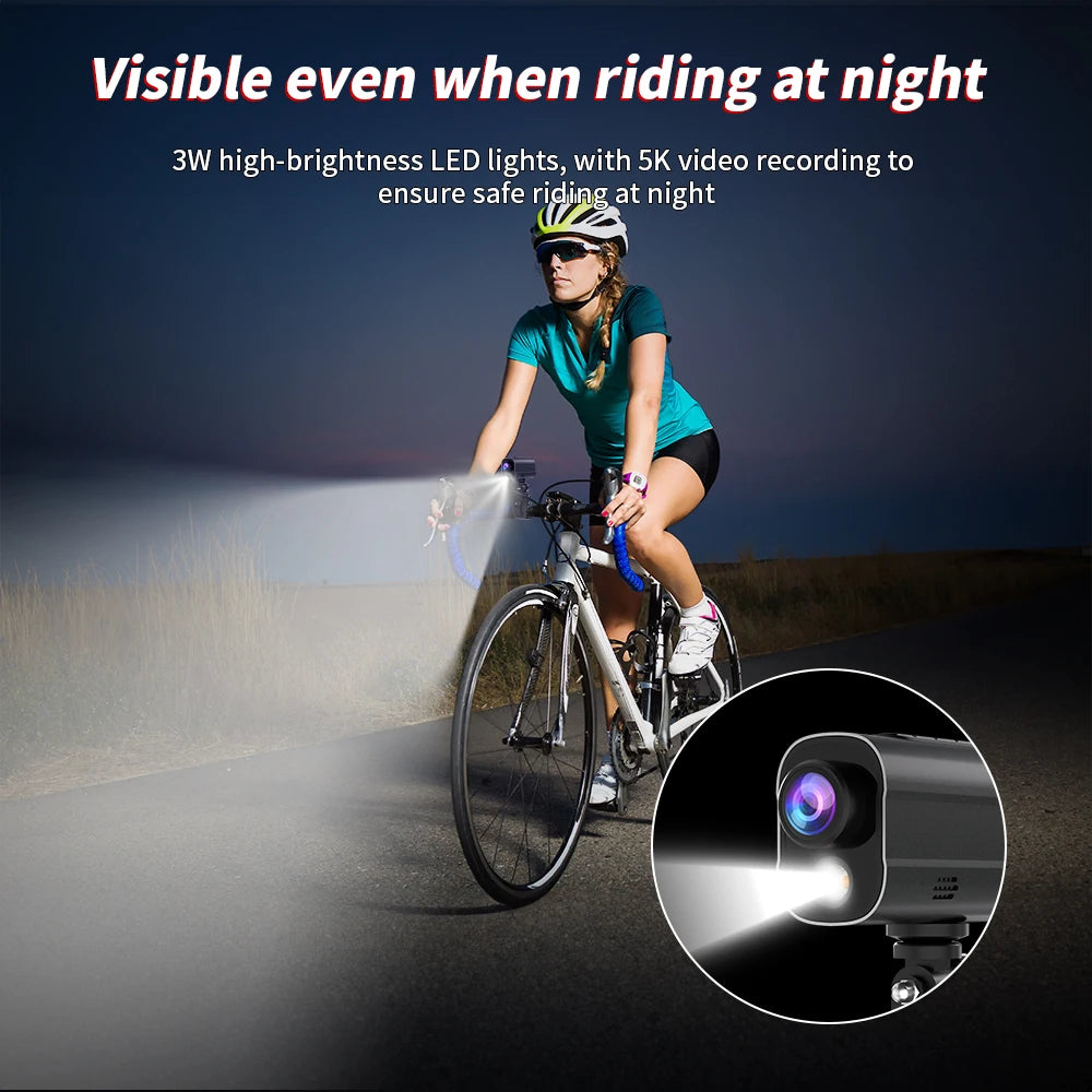 5K Action Camera 30M Waterproof Sport Camera Mini Outdoor Bike Motorcycle Helmet Camera EIS Anti Shake DV Car Video Recorder - covers4phones