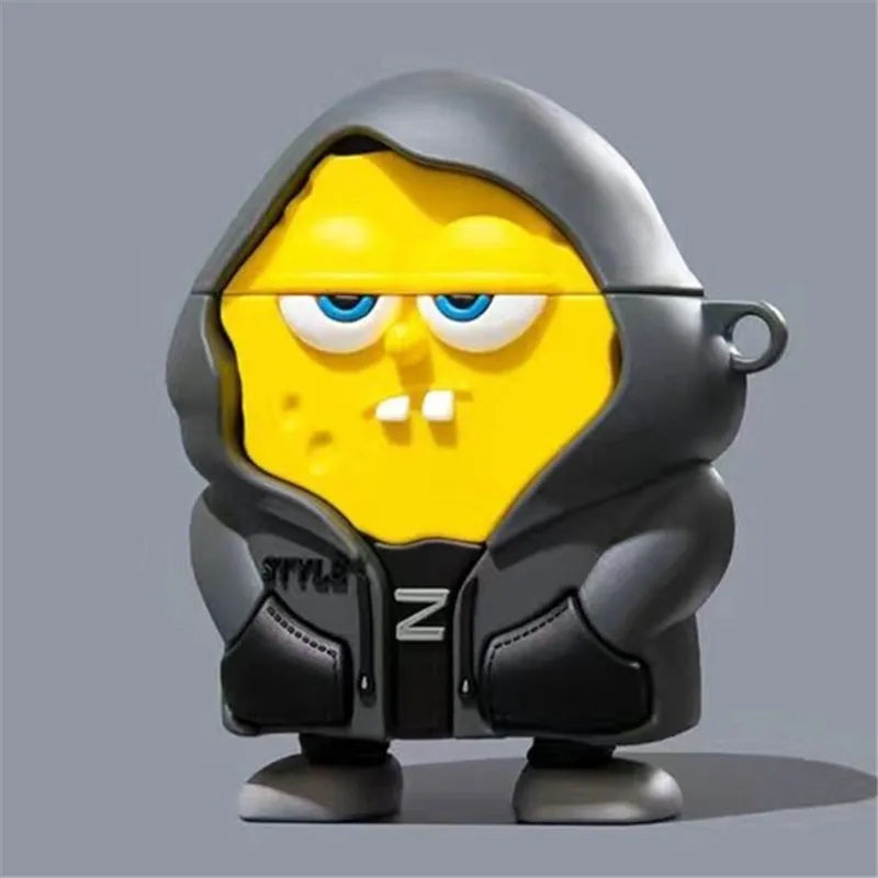 Cute Cartoon Earphone Cases For Apple Airpods 4/1/2/3 Silicone Protector For Airpods Pro 2 Funda Headphone - covers4phones