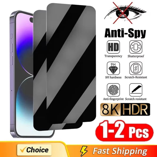 1-2Pcs Privacy Screen Protector For Samsung Galaxy S24 S25 Ultra S22 S23 S21 FE Anti-spy Glass A55 A54 A53 A06 A35 A25 A15 A72 - covers4phones