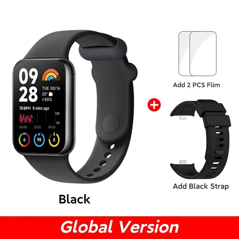 Xiaomi Mi Band 8 Pro Global Version Smart Wristband1.74" Color Square AMOLED GNSS Blood Oxygen Heart Rate Monitor Bluetooth 5.3 - covers4phones