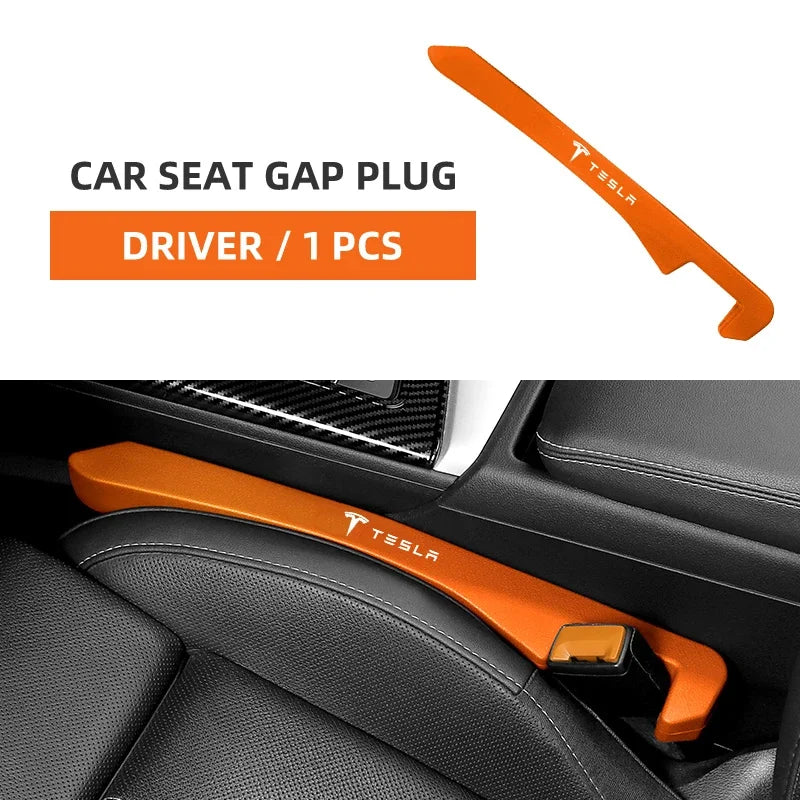 1pcs Car Seat Side Filling Strip Gap Car Interior Decoration Supplies for Tesla Model 3 2022 X S Cc3 Cybertruck 2021 Y Juguete