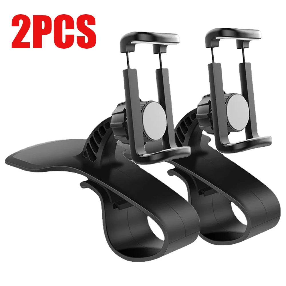 Car Phone Holder Universal Dashboard Stand Easy Clip Mount GPS Bracket Car Mobile Phone Support in Car For iPhone Xiaomi Samsung - covers4phones