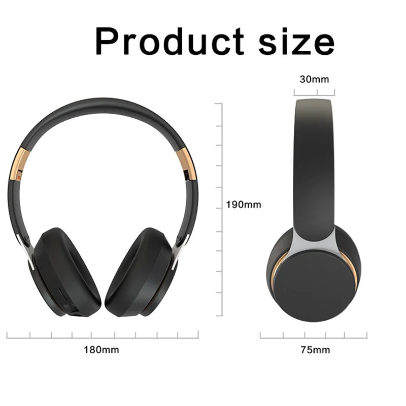 Xiaomi Wireless Ear Headphone Wireless Bluetooth Music Gaming Headset with Stereo Sound with Mic/3.5mm Audio Jack for Xiaomi - covers4phones