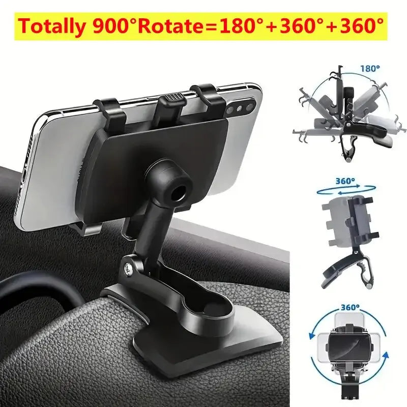 Car Phone Holder Stand Dashboard Car Clip Mount GPS Cell Mobile Phone Support in Car Bracket For All Phone iPhone Samsung Xiaomi - covers4phones
