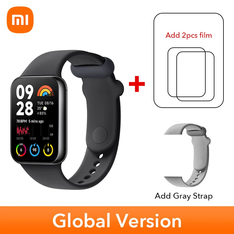 World Premiere Global Version Xiaomi Smart Band 8 Pro 1.74” AMOLED display Built-in Up to 14-day battery life Smart Band - covers4phones