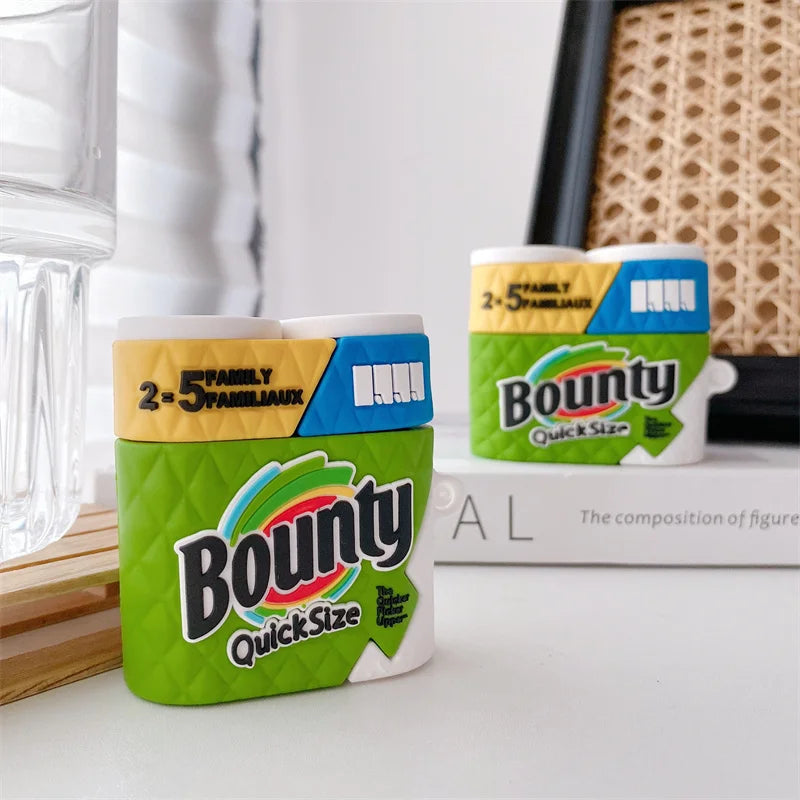 3D Beer Bottle Wine Earphone Case for Airpods Pro 2 Cover Silicone Headphone/Earbuds Protective Cover for AirPods 4 Case - covers4phones