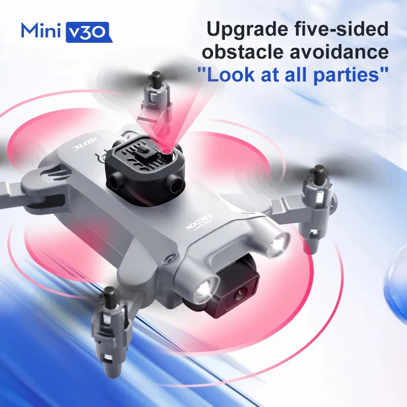 XIAOMI 4DRC V30 Mini Drone with Camera HD 4K 1080P FPV RC Drones Profesional Five-sided Obstacle Avoidance Helicopter Drone Toy - covers4phones