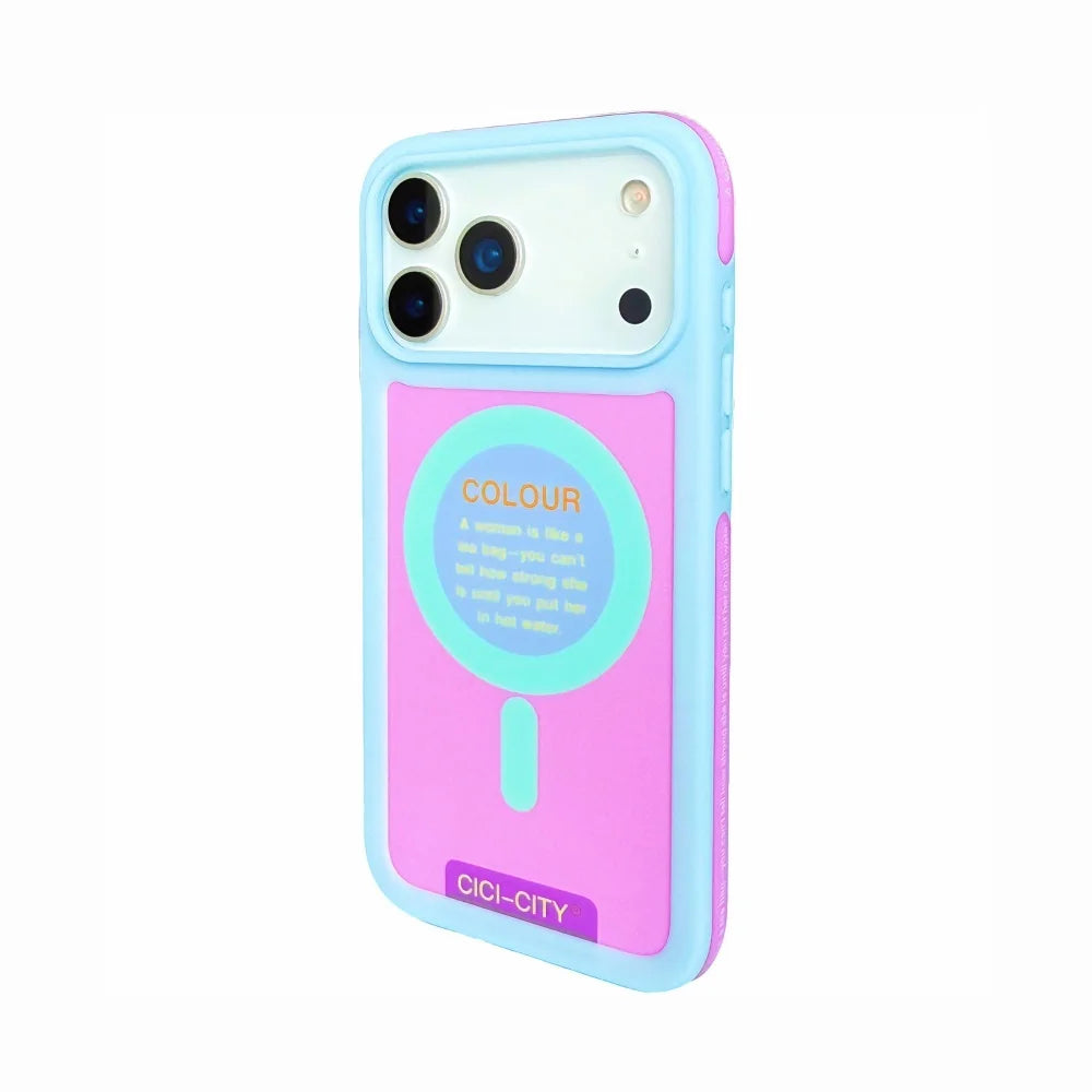 17 ProMax Creative Color Dopamine Magnetic Phone Case For iPhone 17 Air 16 15 14 Pro Max 13 Magsafe Shockproof Protective Cover