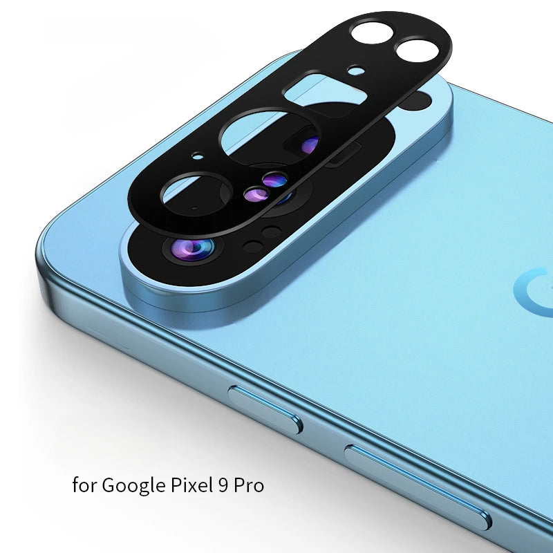 Aluminum Metal Rear Camera Lens Protector for Google Pixel 9 Pro XL Pixel9 Pixel9Pro Lens Cover Screen Protector Lens Ring Film - covers4phones