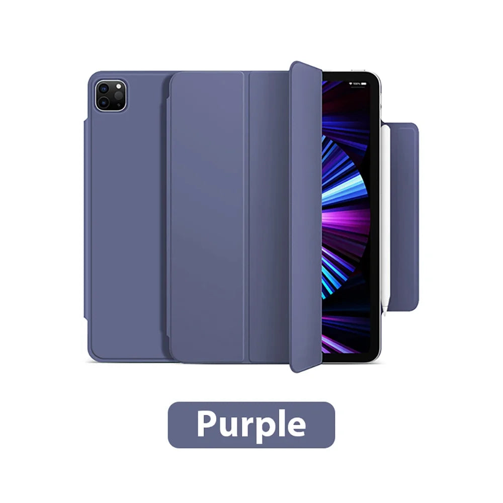 For iPad Pro 13 11 12.9 Inch 10th M4 M2 2024 Magnetic Case Air 5 9th 8th 7th 10.2 Generation Mini 6 2021 Funda Protective Cover - covers4phones