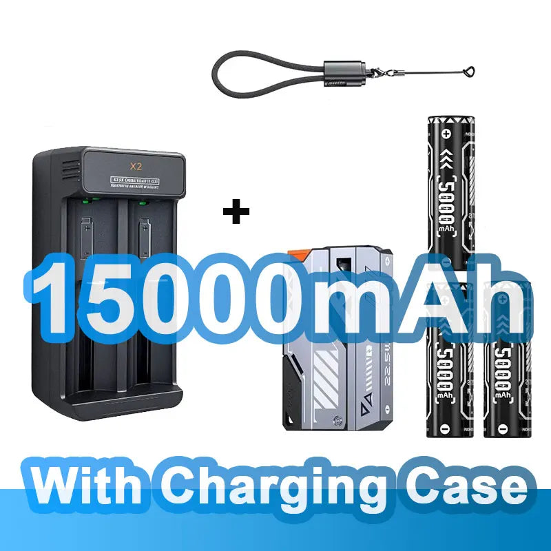 VYVYLABS 30000mAh Detachable CCC Power Bank Fast Charger 22.5W Wireless Portable Charger 21700 PowerBank For iP 17 Spare Battery