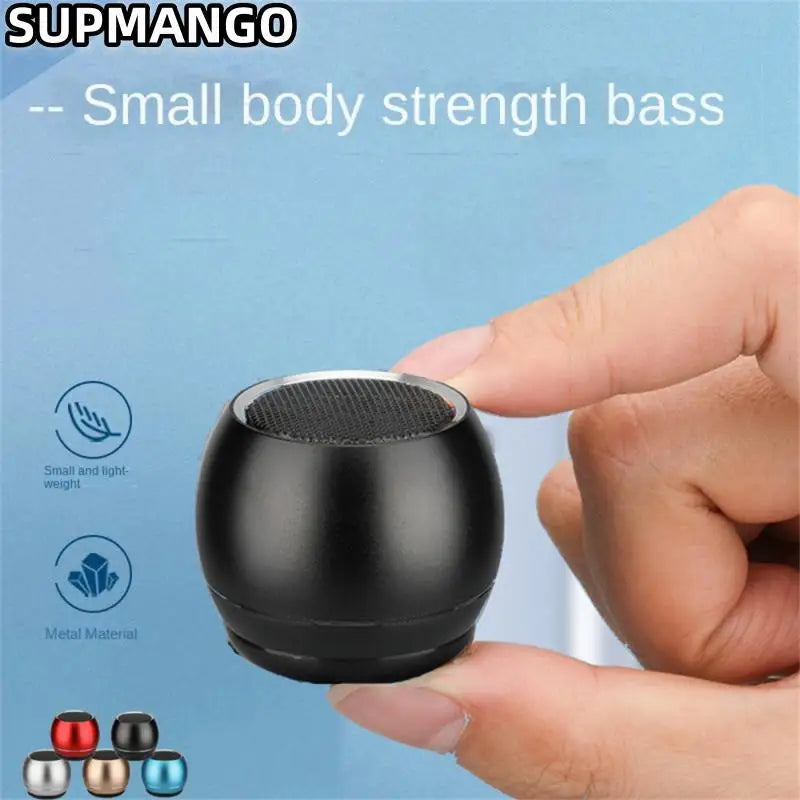 U3 TWS Interconnect Portable Mini Wireless Stereo Speaker Bluetooth Gun Metal Heavy Subwoofer Outdoor Speaker - covers4phones