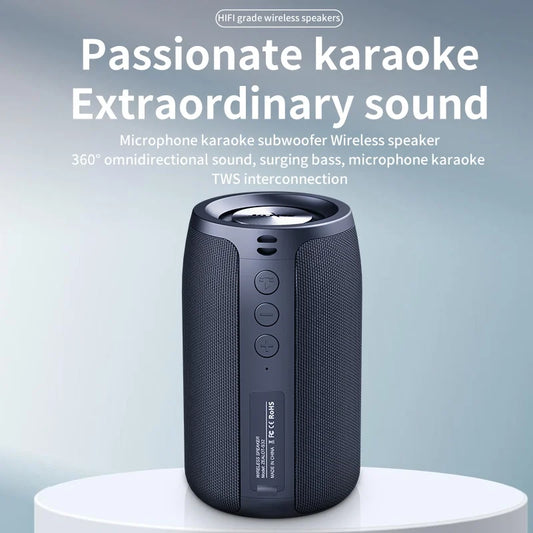 Zealot-S32 Wireless Speaker Outdoor Portable Subwoofer Speaker, Waterproof IPX 6, Dual Pairing,1800mAh Battery - covers4phones