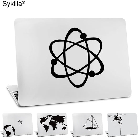Vinyl Sticker for Macbook Pro 13 15 16 17 Skin Air 11 12 13 Retina Laptop Computer Notebook Tablet Decal Atom Nucleus Molecule - covers4phones