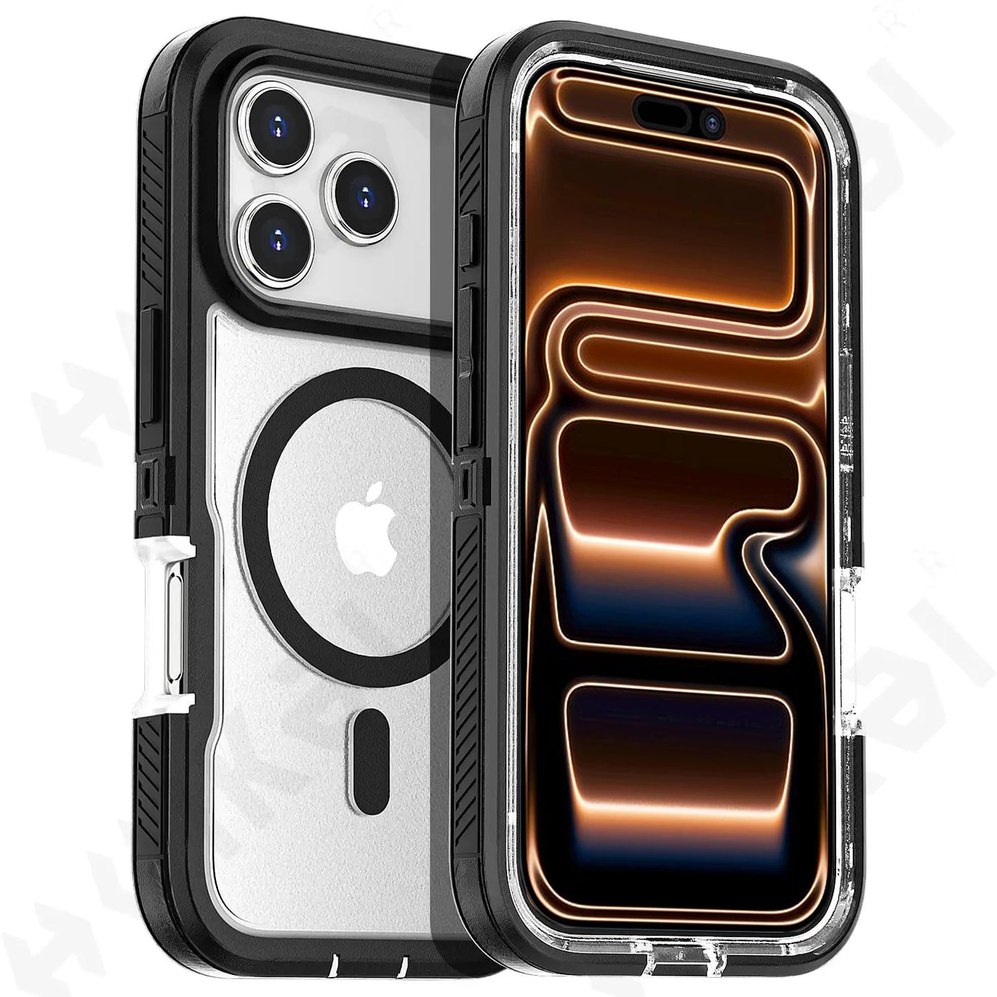 Case For iPhone 17 16 15 14 13 12 11 Pro XR Max Plus Heavy Duty Shockproof Anti-Scratch Rugged Protective with Kickstand Cover