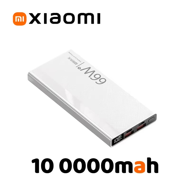 Xiaomi  Power Bank 66W Super Fast Comes With 200000mAh Led Display PD 20W Fast Charge Cable Large Capacity Gift Mobile PowerBank