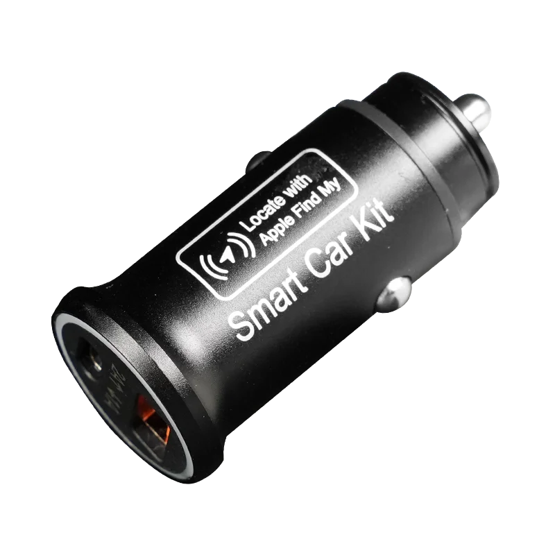 Car Charge GPS Locator Tracker 20W USB Phone Charger Fast Charging Type C QC3.0 With iPhone Find My Apple Official App - covers4phones