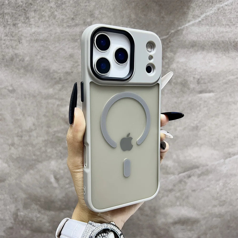 Matte Translucent Frosted Shockproof Magnetic Phone Case For iPhone 17 Air 16 15 14 13 12 17 Pro Max Magsafe Must-Haves Cover