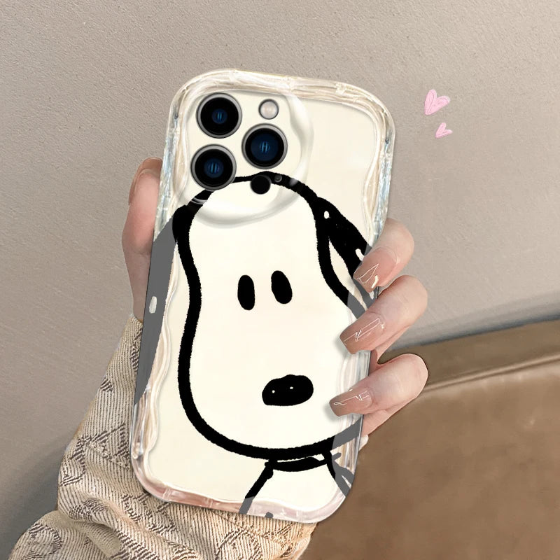 Snoopy Lively Cool For Apple iPhone 15 14 13 12 11 XS XR X Pro Max Plus Wave Oil Funda Cover Phone Case - covers4phones