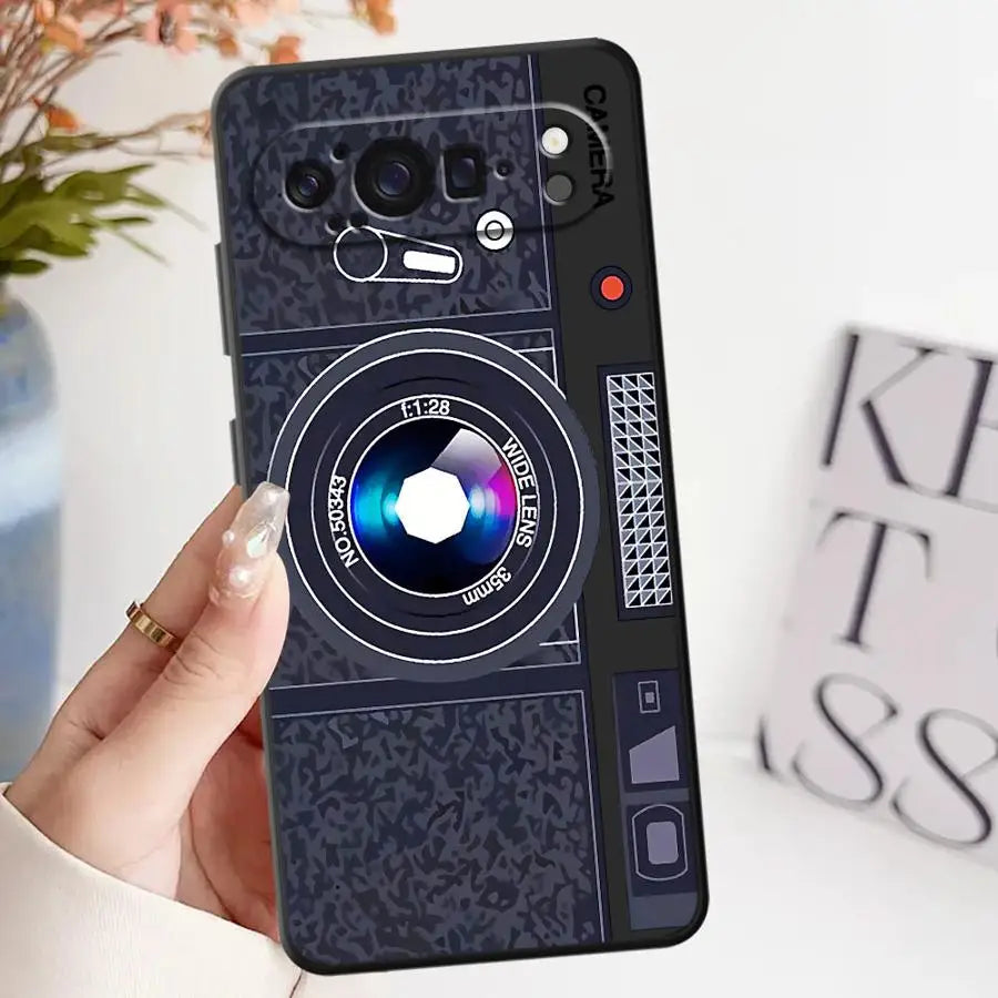 Soft Cover Case for Google Pixel 6 7 8 Pro 10 9 Pro XL 6a 9a 7a 8a Camera Design