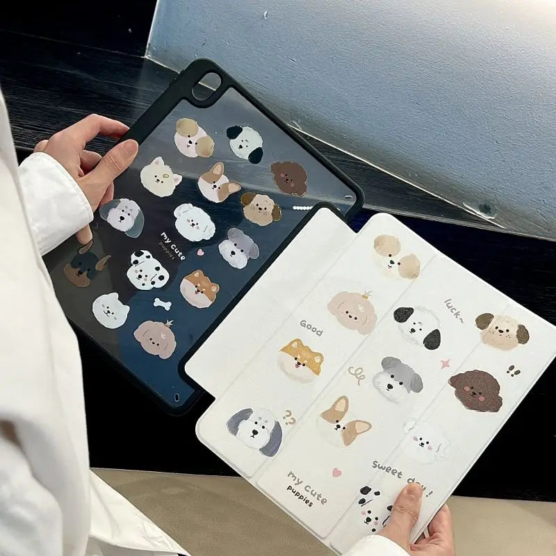 Tulip Case for New iPad Pro 12.9 inch 6th/5th/4th/3rd Generation iPad Pro 11 Air 4 Air 5 2022 Smart Cover with Pencil Holder - covers4phones
