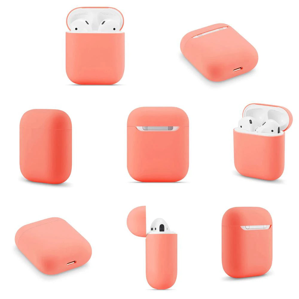 Ultra-thin Silicone Cases For Apple AirPods 2 Generation Wireless Earphone Protective Cover Box For Air Pods 1 Case Accessories - covers4phones