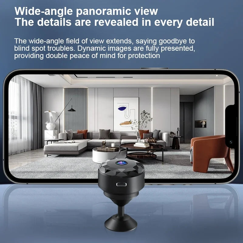 Surveillance Camera Wifi Wireless Remote Home High-definition Infrared Night Vision Pet No Need To Plug In Mini Camera