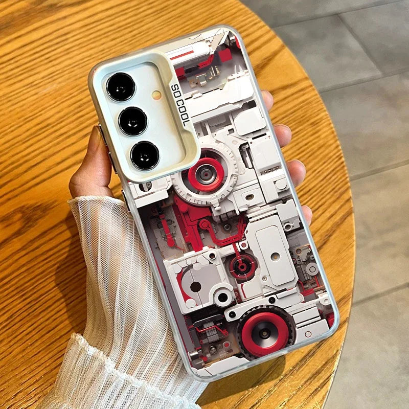 For Funda Samsung Galaxy S24 S23 S22 Ultra FE Plus Note20 Ultra A55 A54 A53 A52S A35 A34 A33 A13 A14 A25 A24 A05S 5G Case Cover - covers4phones