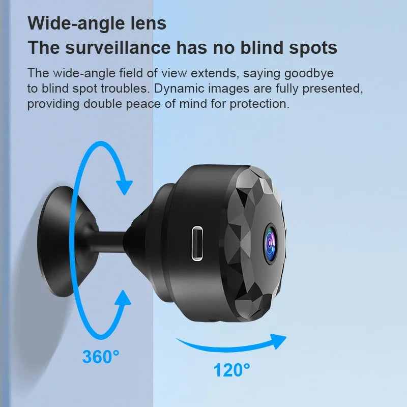 Surveillance Camera Wifi Wireless Remote Home High-definition Infrared Night Vision Pet No Need To Plug In Mini Camera