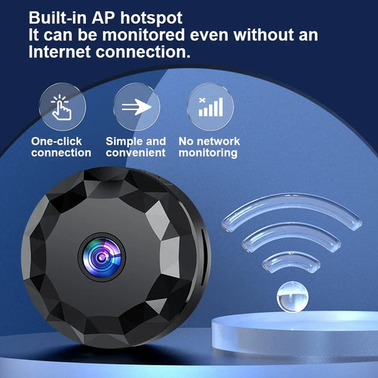 Surveillance Camera Wifi Wireless Remote Home High-definition Infrared Night Vision Pet No Need To Plug In Mini Camera