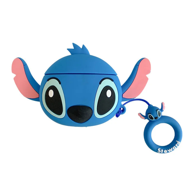 3D Cartoon Silicone Case for Airpods 1 2 3 Pro Wireless Earphone Protective Cover for Airpods Pro2 with Hook - covers4phones