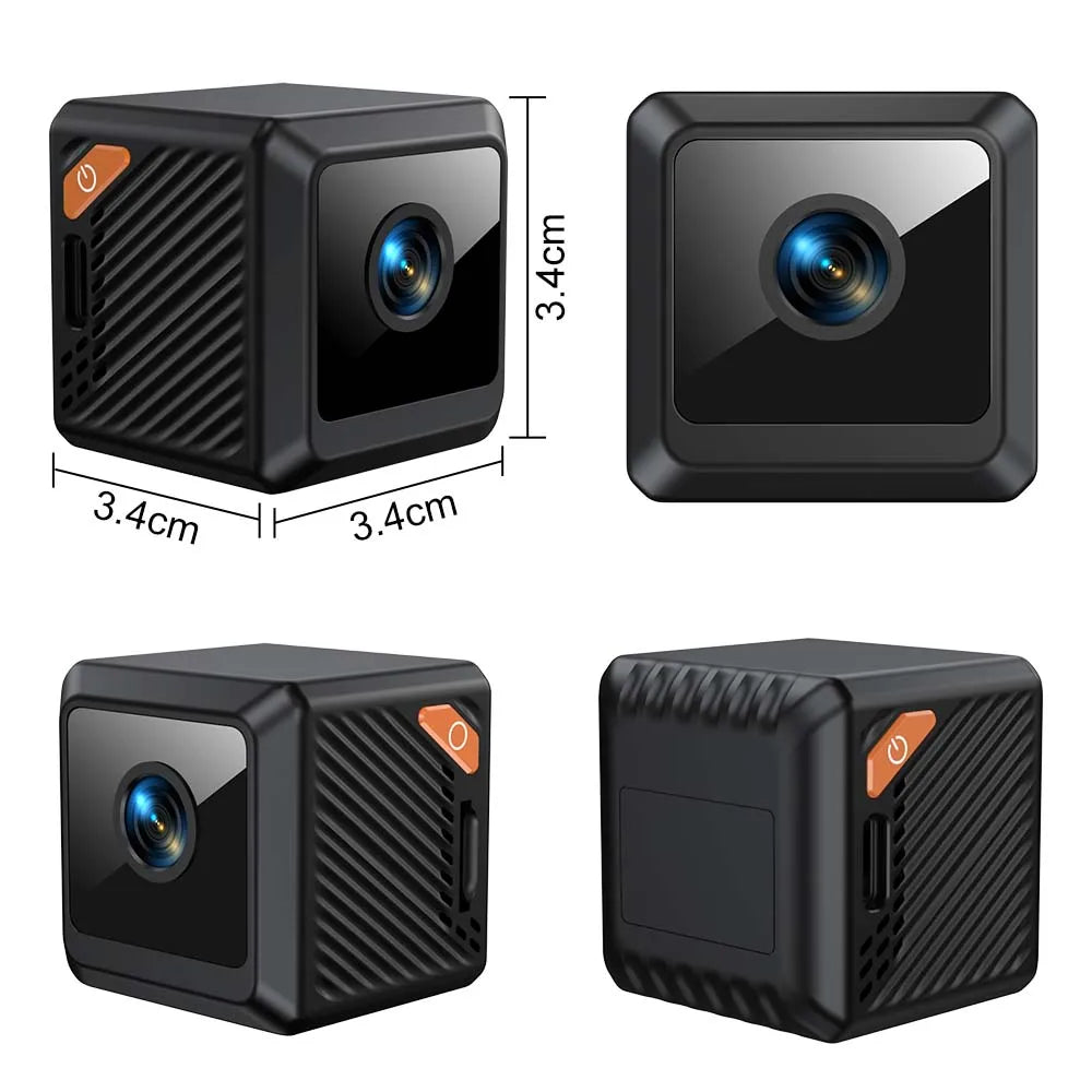 W02 HD1080P Mini Camera Strong Magnetic Wireless WiFi Camera Baby Monitor Pet Detection Home Safety Security Night Vision Camera